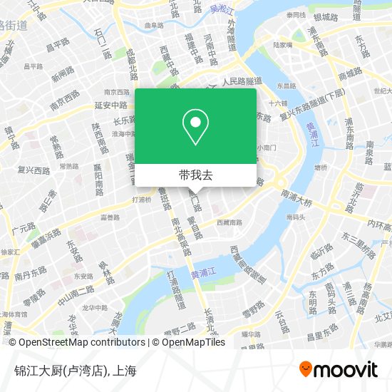 锦江大厨(卢湾店)地图