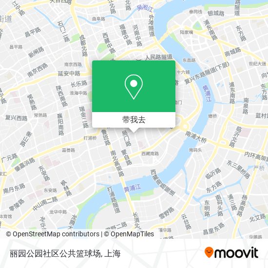 丽园公园社区公共篮球场地图