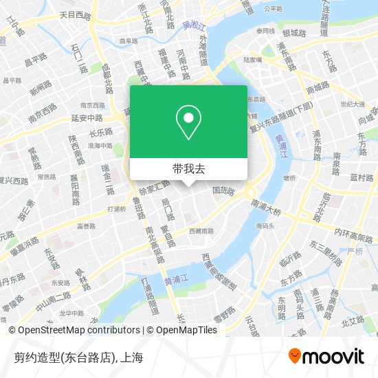 剪约造型(东台路店)地图