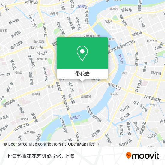 上海市插花花艺进修学校地图