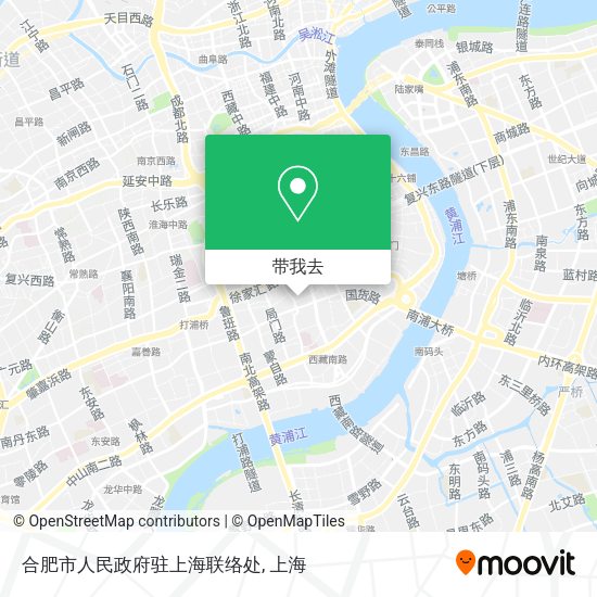 合肥市人民政府驻上海联络处地图