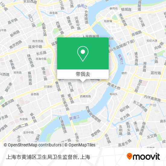 上海市黄浦区卫生局卫生监督所地图