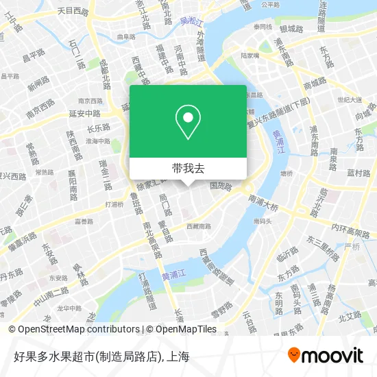 好果多水果超市(制造局路店)地图