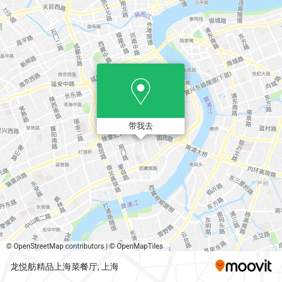 龙悦舫精品上海菜餐厅地图