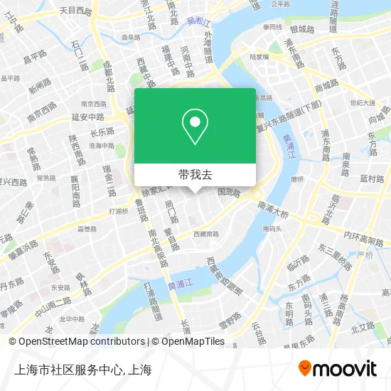 上海市社区服务中心地图
