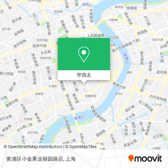 黄浦区小金果业丽园路店地图