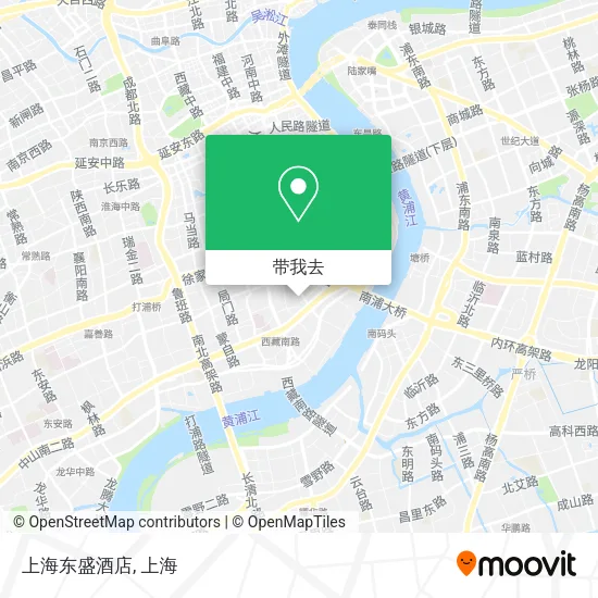 上海东盛酒店地图