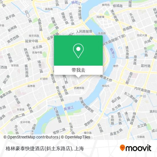 格林豪泰快捷酒店(斜土东路店)地图