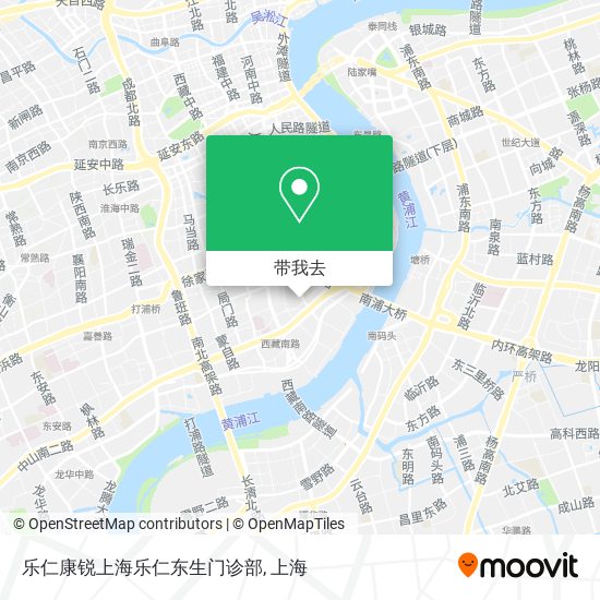 乐仁康锐上海乐仁东生门诊部地图