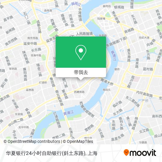 华夏银行24小时自助银行(斜土东路)地图