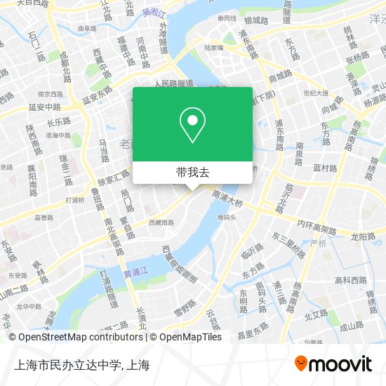 上海市民办立达中学地图