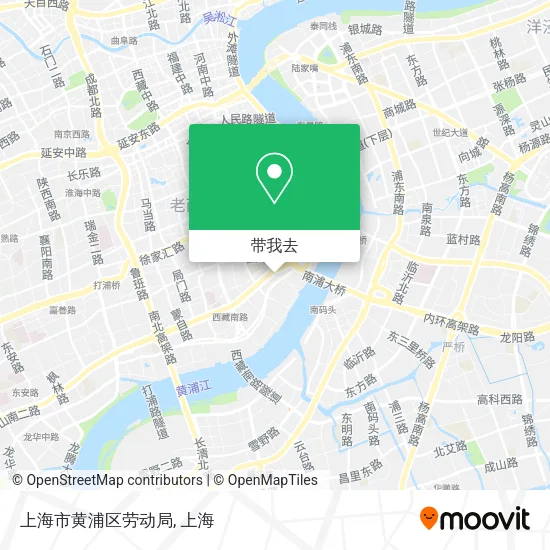 上海市黄浦区劳动局地图