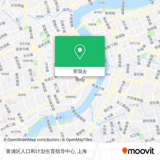 黄浦区人口和计划生育指导中心地图