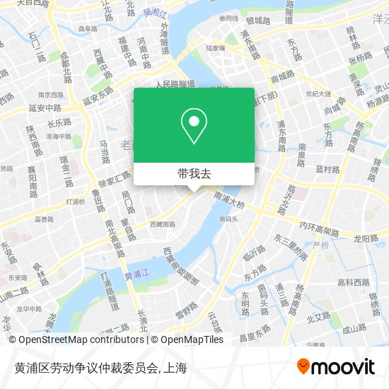 黄浦区劳动争议仲裁委员会地图