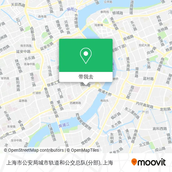 上海市公安局城市轨道和公交总队(分部)地图