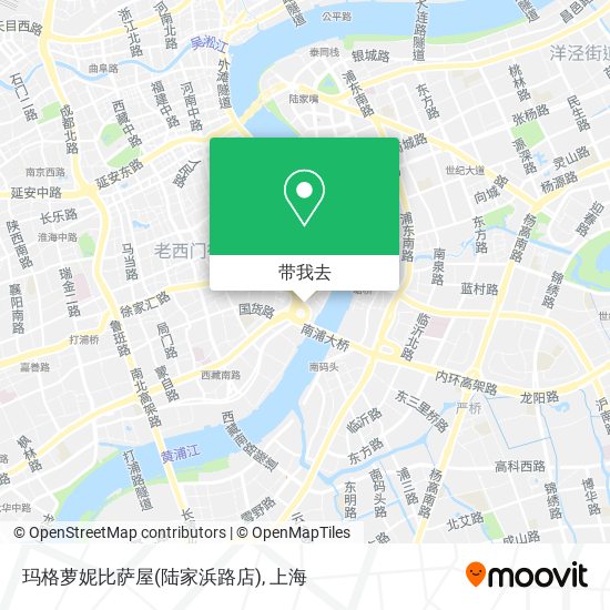 玛格萝妮比萨屋(陆家浜路店)地图