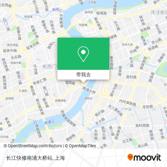 长江快修南浦大桥站地图