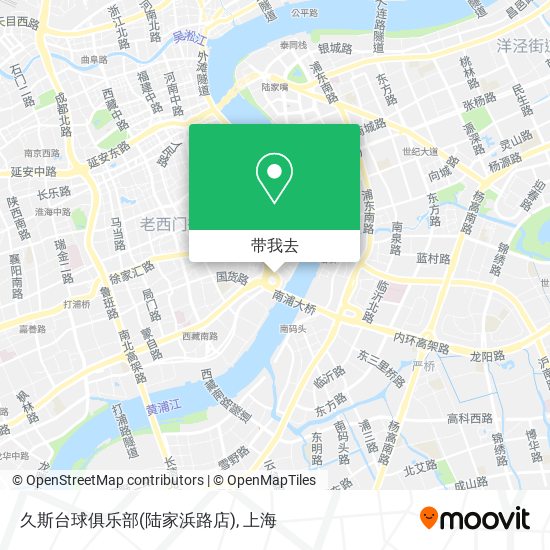 久斯台球俱乐部(陆家浜路店)地图