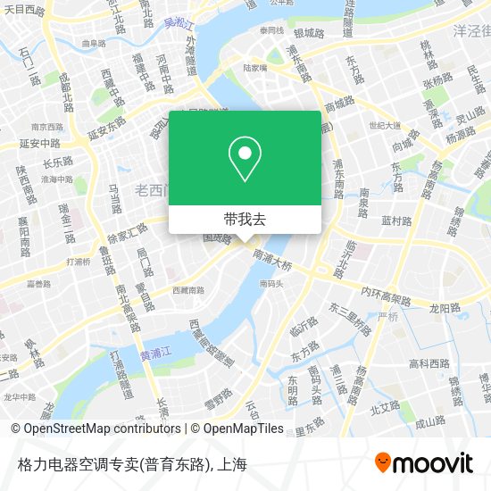 格力电器空调专卖(普育东路)地图