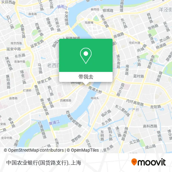 中国农业银行(国货路支行)地图