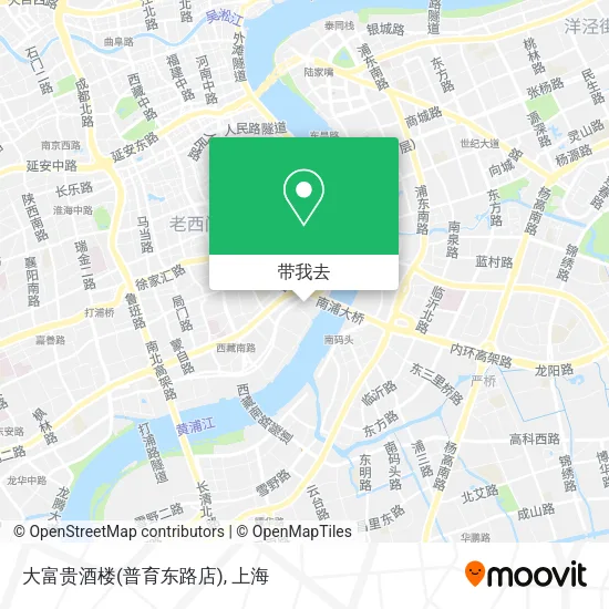 大富贵酒楼(普育东路店)地图