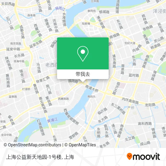上海公益新天地园-1号楼地图