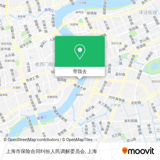 上海市保险合同纠纷人民调解委员会地图