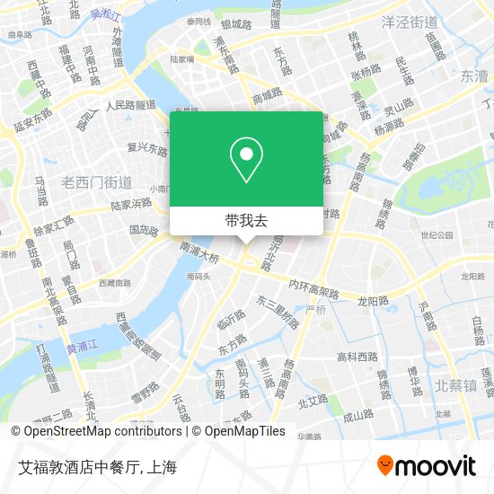 艾福敦酒店中餐厅地图
