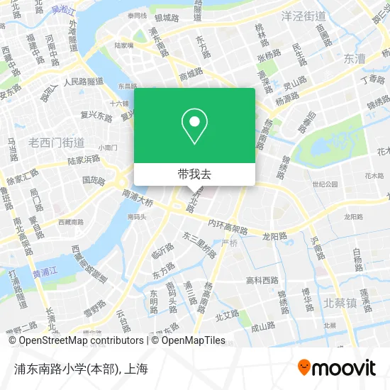 浦东南路小学(本部)地图