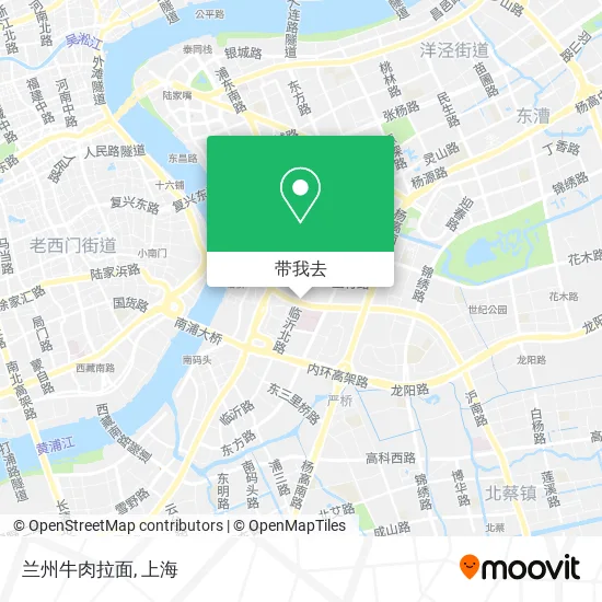 兰州牛肉拉面地图