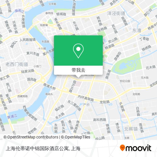 上海伦蒂诺中锦国际酒店公寓地图