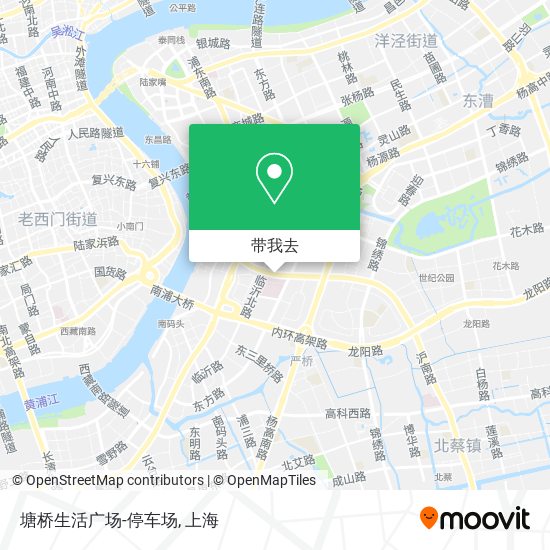 塘桥生活广场-停车场地图