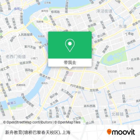 新舟教育(塘桥巴黎春天校区)地图