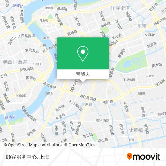 顾客服务中心地图