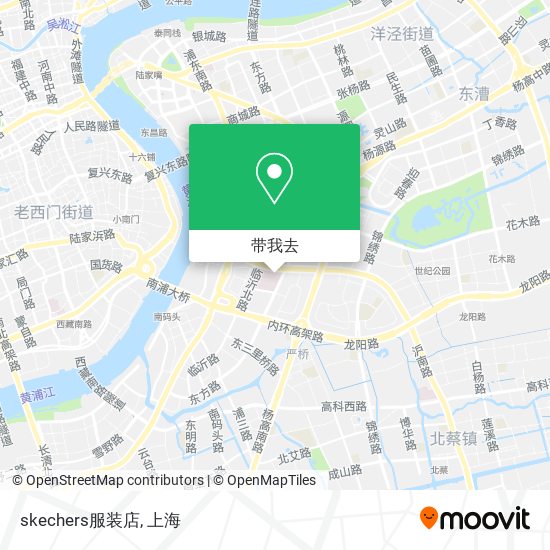 skechers服装店地图