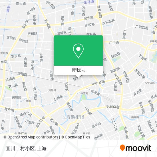 宜川二村小区地图