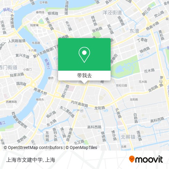 上海市文建中学地图