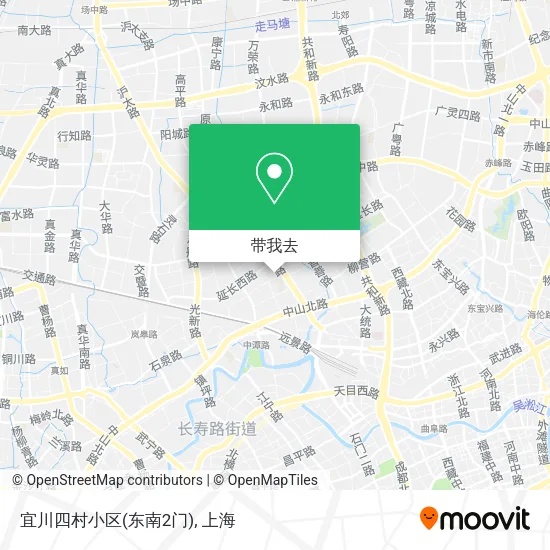 宜川四村小区(东南2门)地图