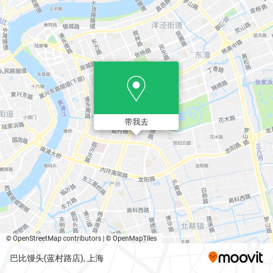 巴比馒头(蓝村路店)地图