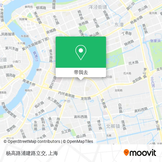杨高路浦建路立交地图