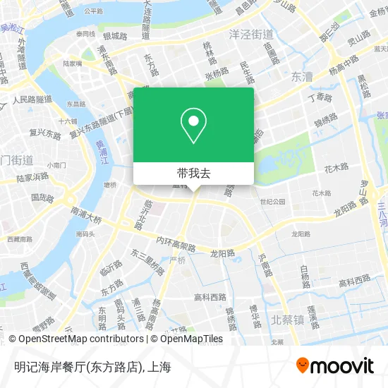 明记海岸餐厅(东方路店)地图