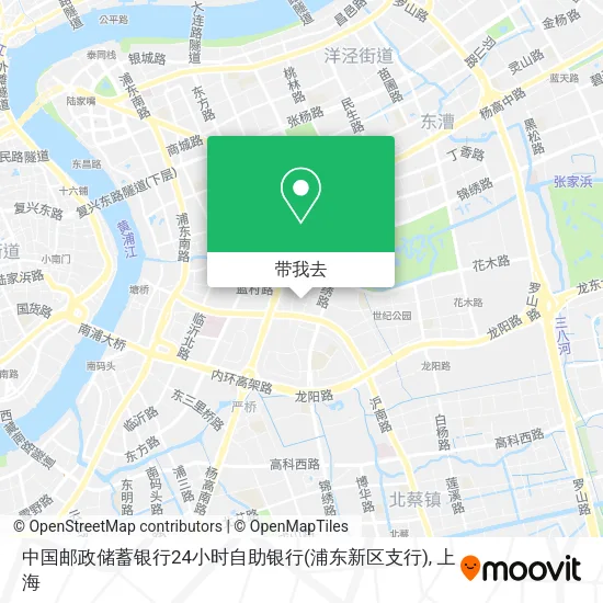 中国邮政储蓄银行24小时自助银行(浦东新区支行)地图