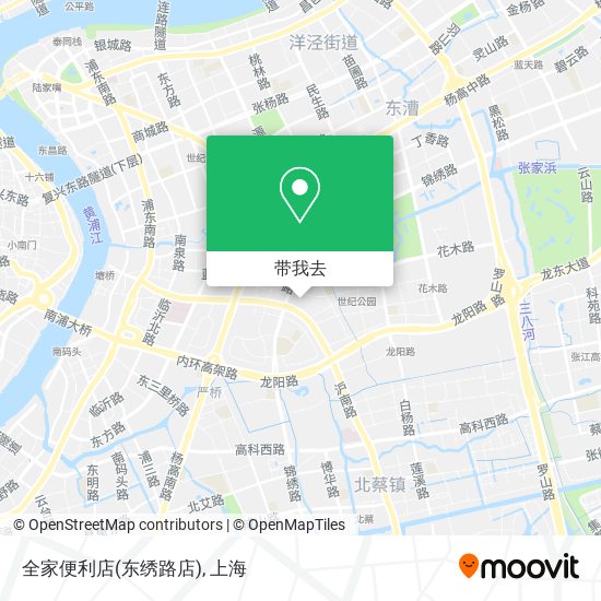 全家便利店(东绣路店)地图