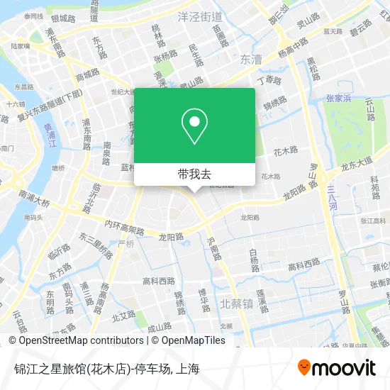 锦江之星旅馆(花木店)-停车场地图