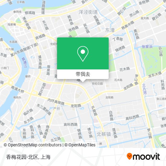 香梅花园-北区地图