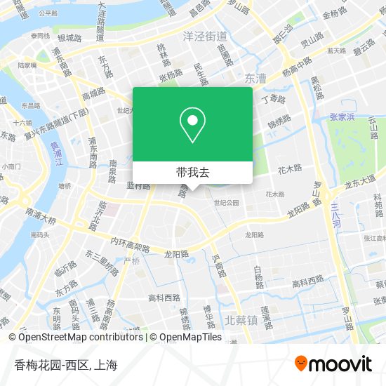 香梅花园-西区地图