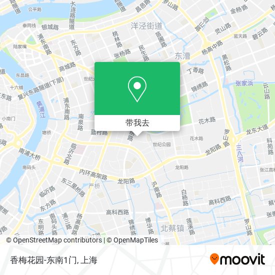 香梅花园-东南1门地图