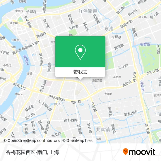 香梅花园西区-南门地图