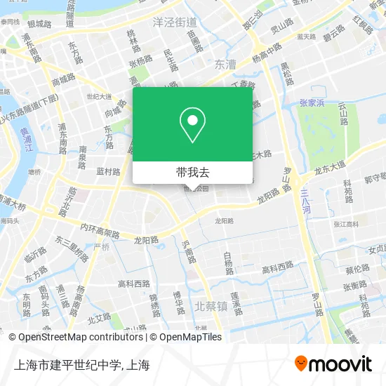 上海市建平世纪中学地图