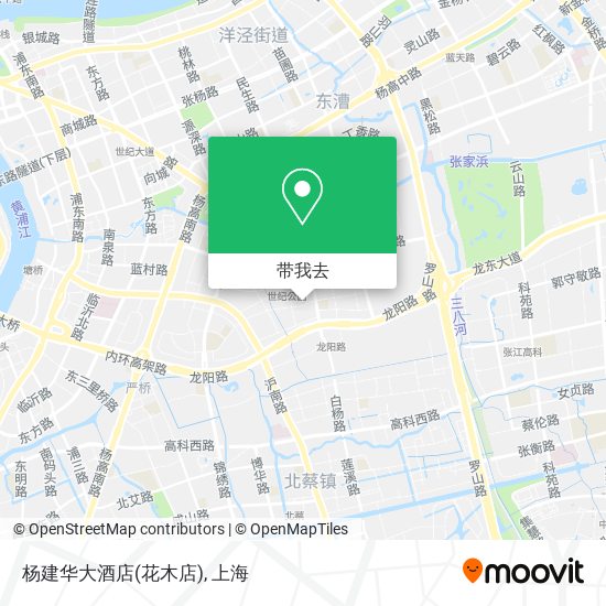 杨建华大酒店(花木店)地图